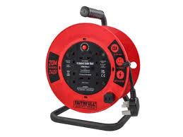 Fathfull Full Cable Reel 240V 20m 13A 1.25mm Cable
