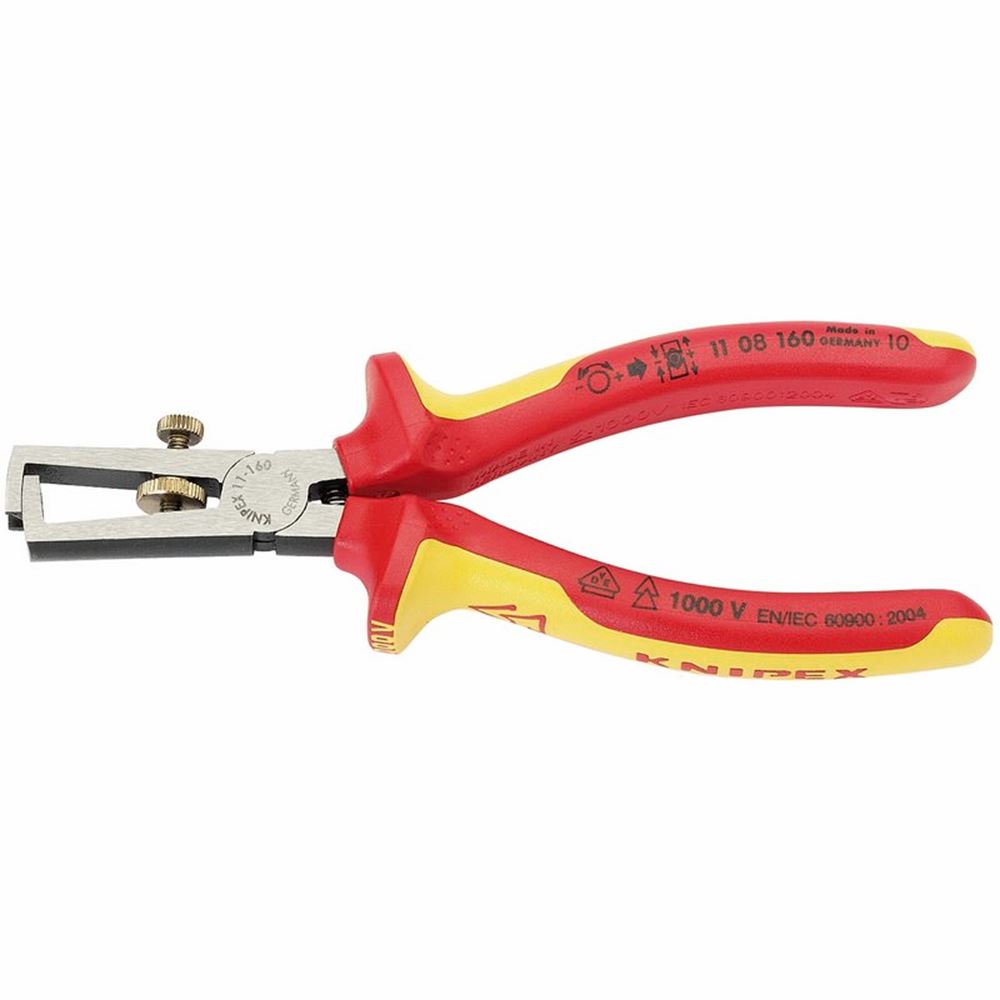 Draper VDE WIRE STRIPPERS 160MM 31930 VDE Fully Insulated Wire Stripping Pliers