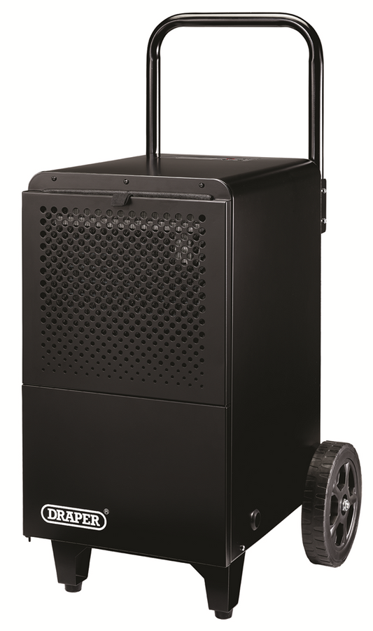 Draper INDUSTRIAL DEHUMIDIFIER 50LTR 12498 12498 230V Industrial Dehumidifier, 900W, 50L