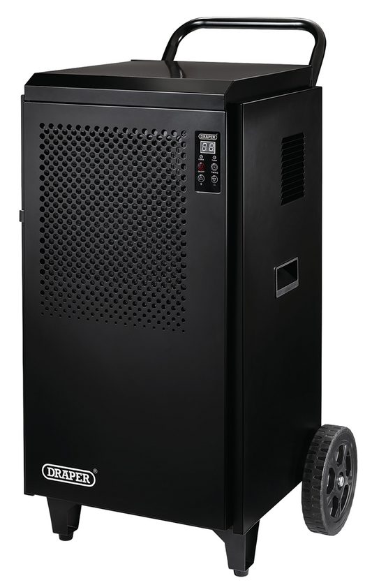 Draper INDUSTRIAL DEHUMIDIFIER 70LTR 12500 12500 230V Industrial Dehumidifier, 1300W, 70L