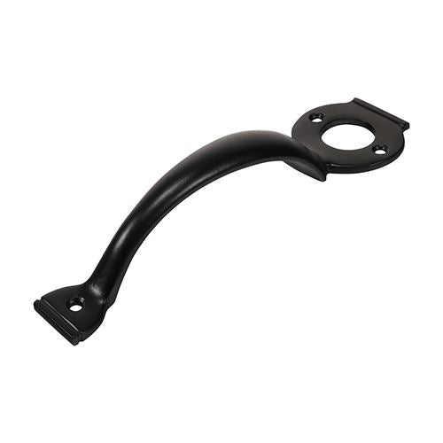 TIMCO Escutcheon Handle Black 8" Black Pack 1