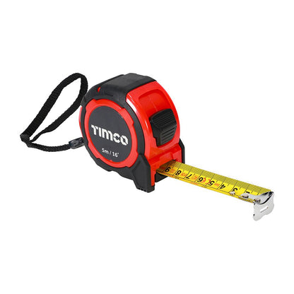 MOQ - TIMCO Tape Measure 5m/16ft x 25mm Pack 1
