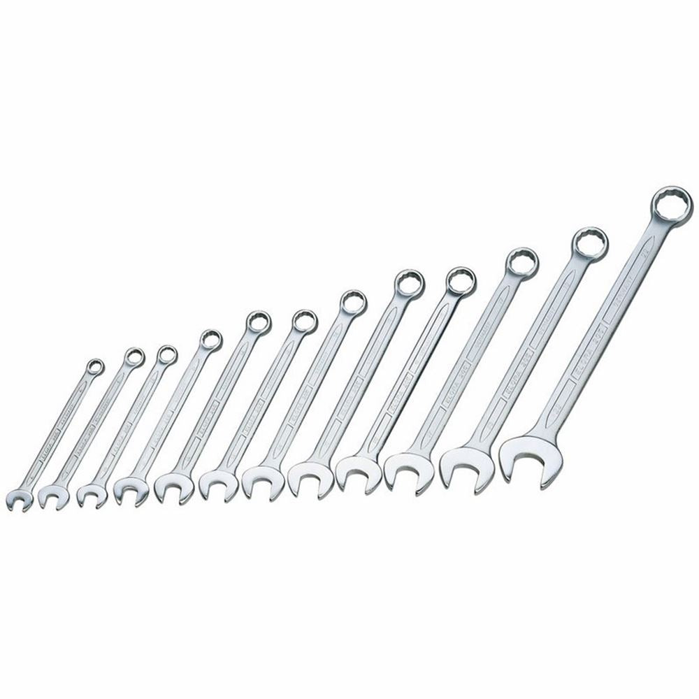 Draper 8-22MM COMBI-SPANNER SET 03090 Long Metric Combination Spanner Set (12 Piece)
