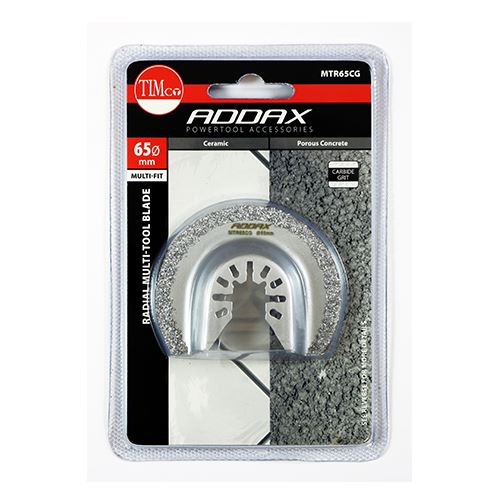 TIMCO MTool Blade Radial Grit Dia.65mm Pack 1