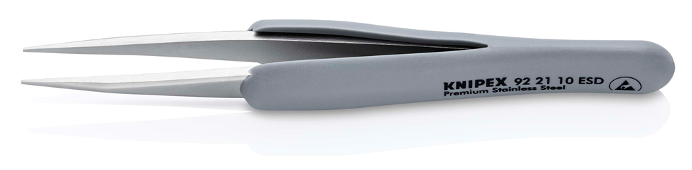 Draper RUBBER TWEEZERS ESD S/STEEL 13193 13193 ESD Precision Tweezers with rubber handles ESD