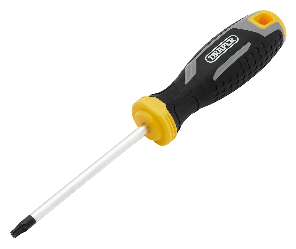 Draper T25HX100MM TAMPER-RESISTANT TX Tamperproof Soft Grip Screwdrivers