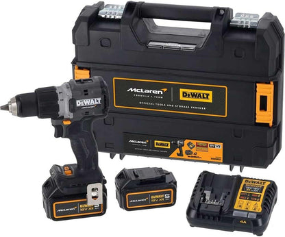 DeWalt McLaren XR Brushless Combi Drill 18V 2x5Ah Li-ion Kit F1 Edition