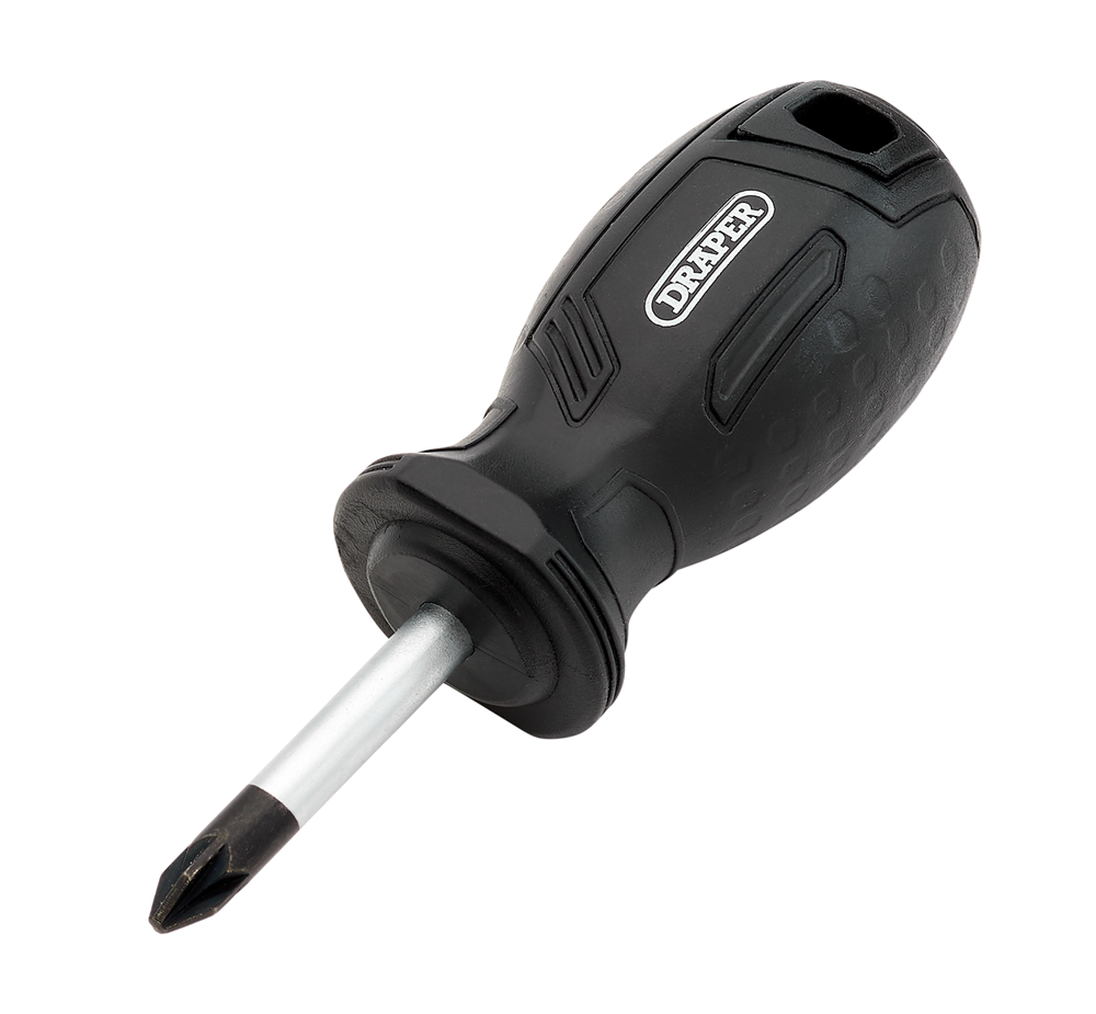 Draper PZ2X38MM POZI SCREWDRIVER Pozi Hard Grip Screwdrivers