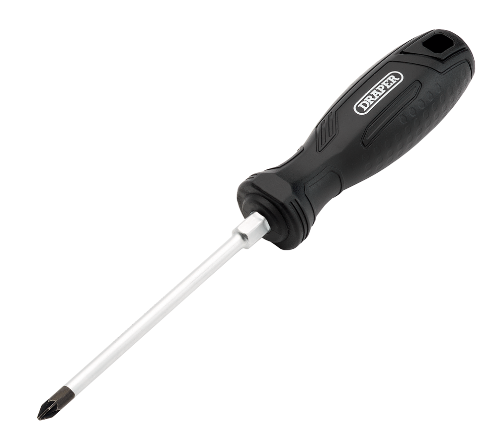 Draper PZ1X100MM POZI SCREWDRIVER Pozi Hard Grip Screwdrivers