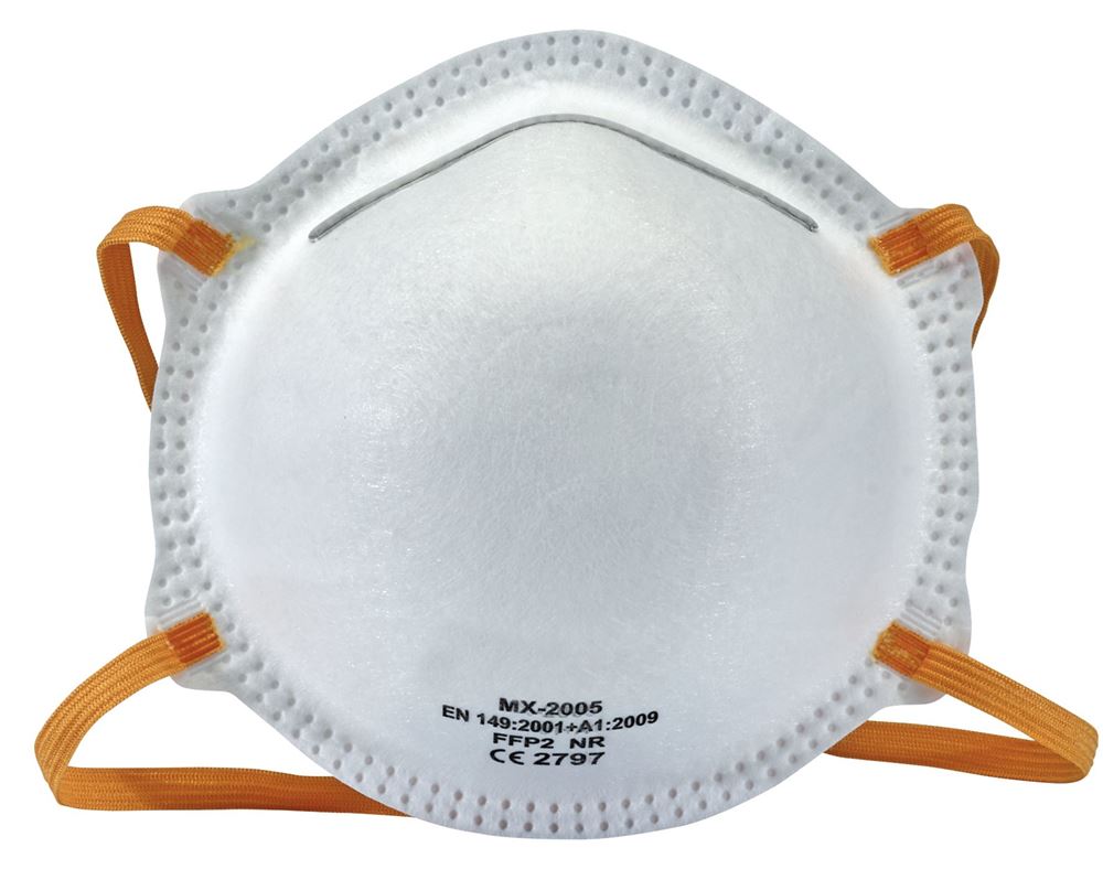 30922 Draper FFP2 NR Moulded Dust Mask (Pack of 20) FM-FFP2-CM/20 Dust Masks, Respirators, Face Shields and Guards Professional Trade DIY Workshop G