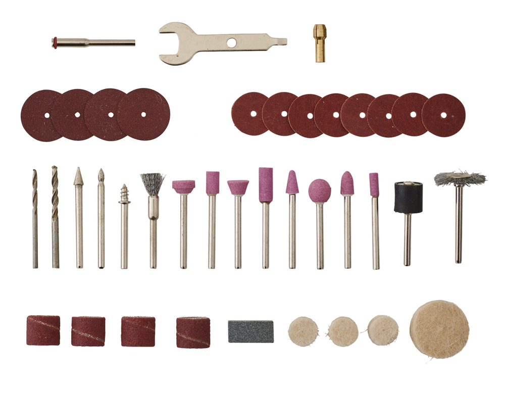 Draper 40PC ACCESSORY SET 13540 Rotary Multi-Tool Accessory Set (40 Piece)