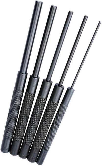 19674 Draper Parallel Pin Punch Set, 200mm (5 Piece) 5P Punch and Chisel Sets Professional Trade DIY Workshop Garage Use