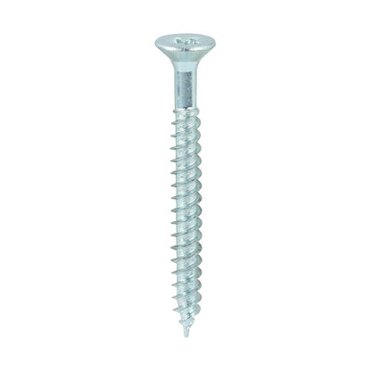 TIMCO Twin Woodscrew PZ2 CSK Zinc 7 x 1 1/2 Silver Pack 200