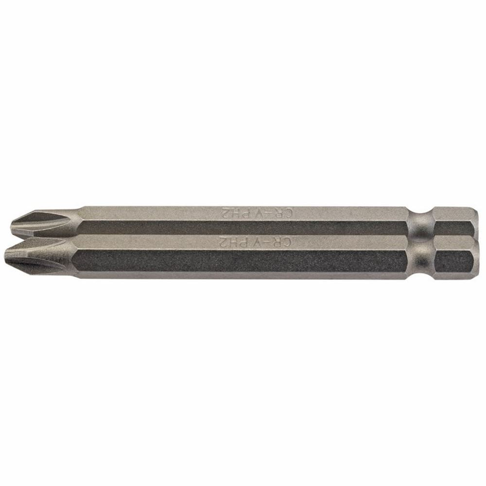 Draper 2PC 75MM NO2 C.SLOT S/D.BIT 64315 1/4" Hex. Cross Slot E Shank Insert Bits