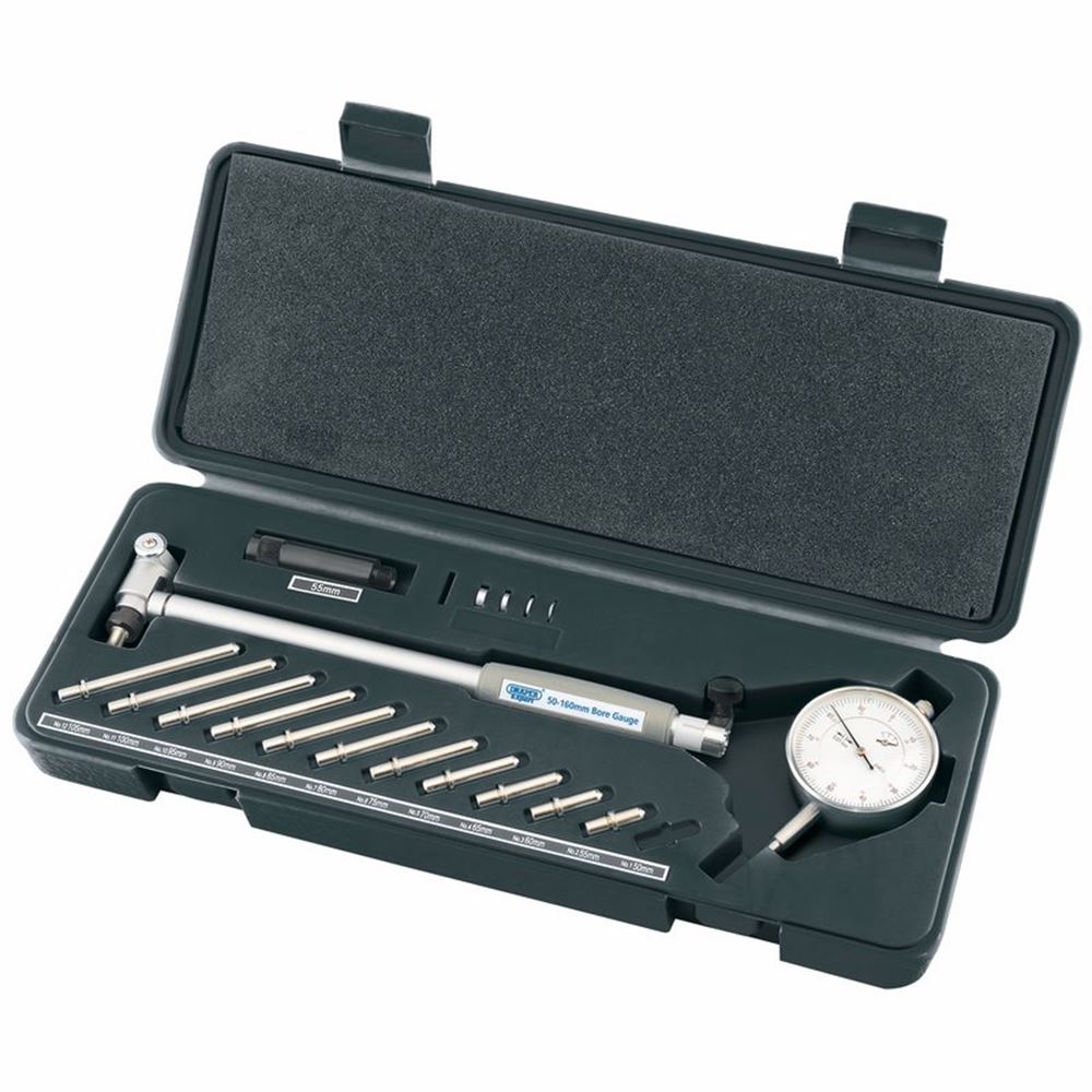 Draper 50-160MM BORE GAUGE 02753 Bore Gauge Set, 50-160mm