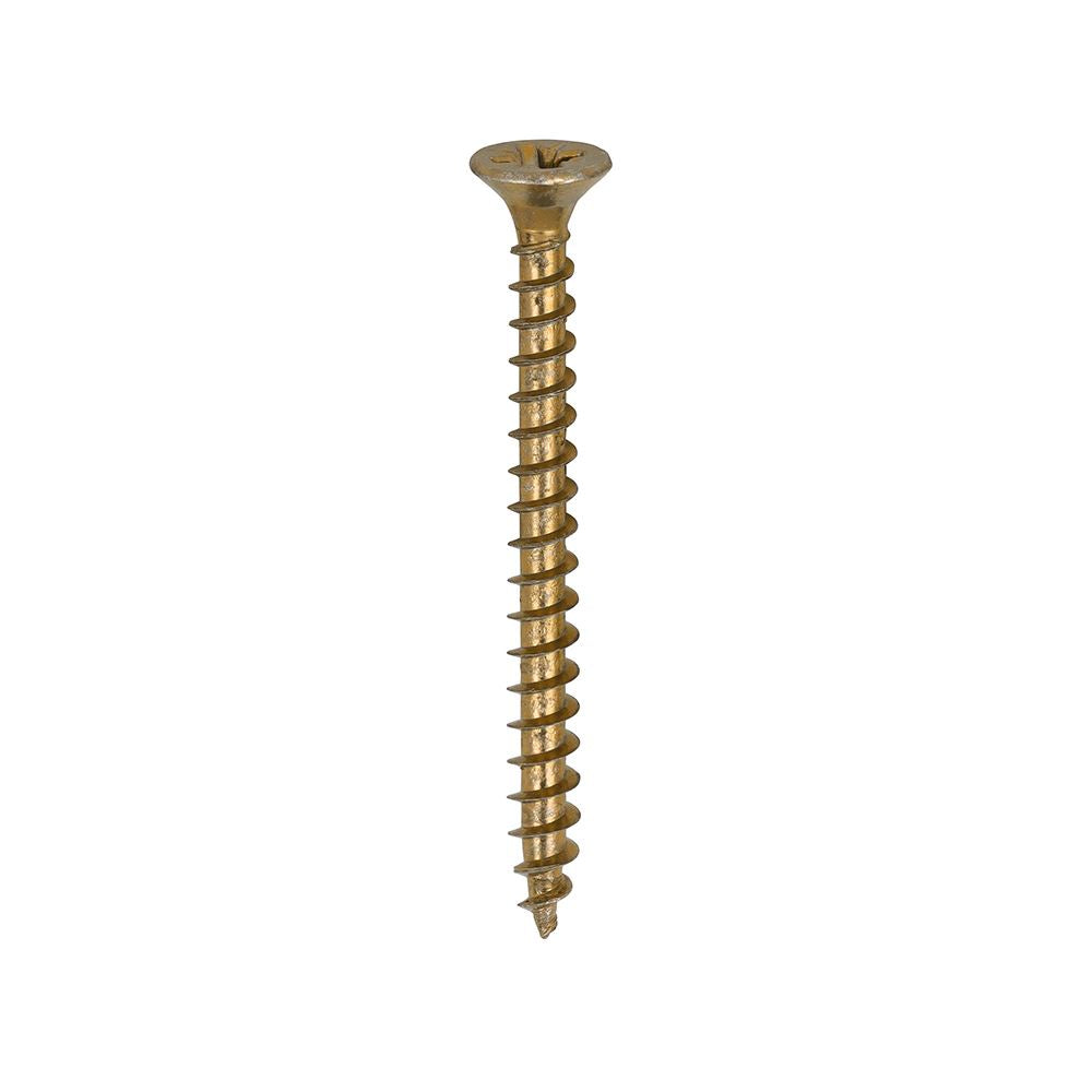 TIMCO Solo Woodscrew PZ2 CSK ZYP 4.0 x 45 Gold Pack 200