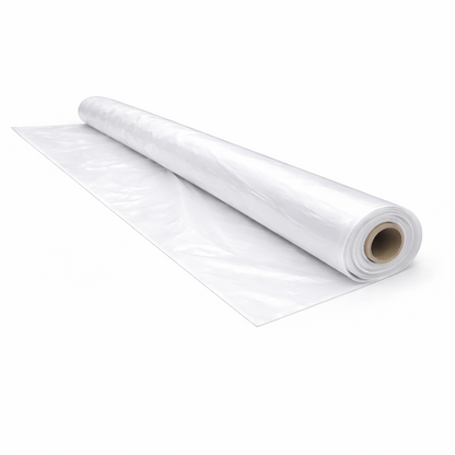 Yuzet Economy 40MU Temporary Protective Sheeting 4m x 25m TPS Clear dust sheet barrier Visqueen