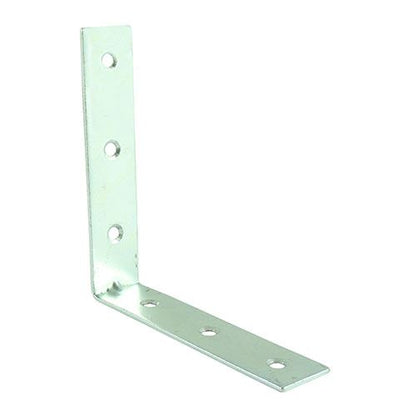 TIMCO Corner Brace - BZP 75 x 75 x 16 Silver Pack 4