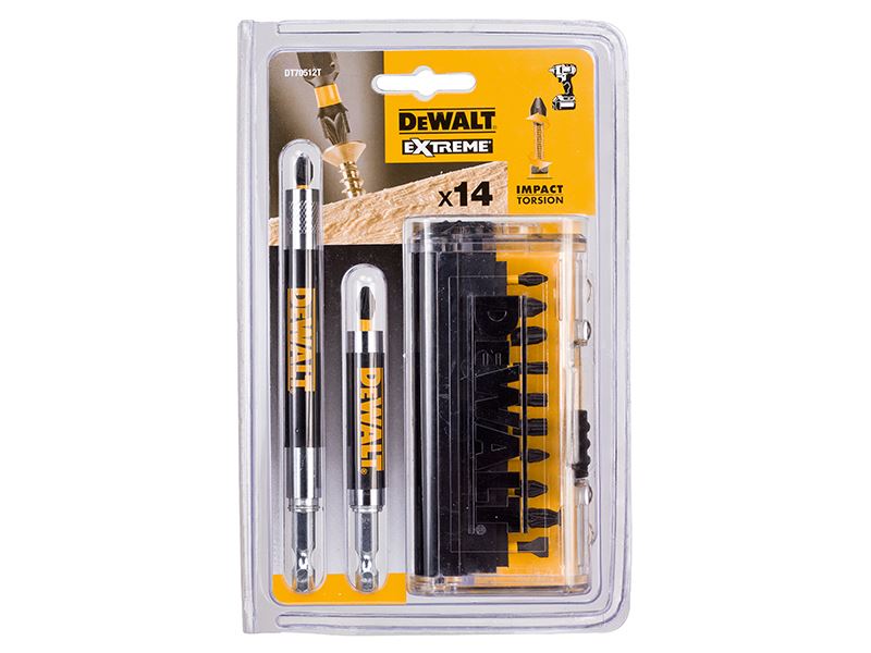 DeWalt DT70512T-QZ DT70512T Impact Torsion Screwdriver Bit Set, 14 Piece
