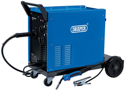 71092 Draper Gas/Gasless MIG Welder, 180A MW190T Mig Welders 770 x 375 x 530mm Professional Trade DIY Workshop Garage Use