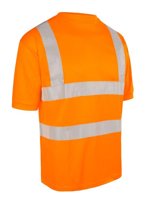 BEESWIFT CREW NECK HI-VIS SHORT SLEEVE T-SHIRT ORANGE XL