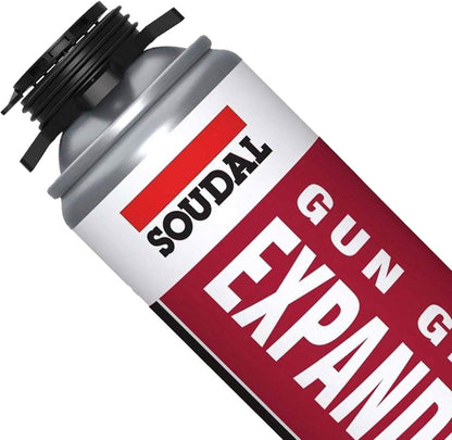 Soudal Gun Grade Expanding Foam 750ml Gap Filling Insulation Foam