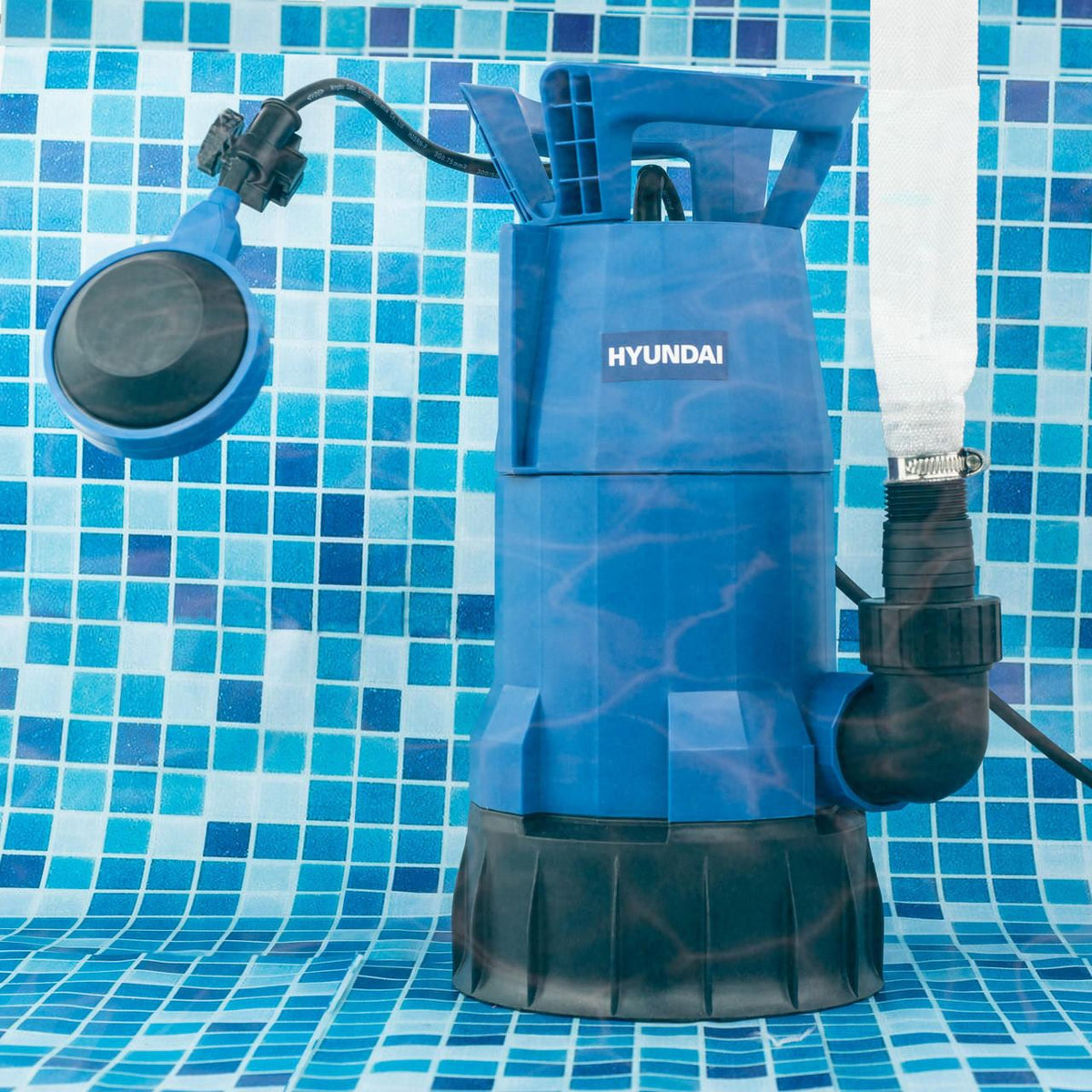 Hyundai HYSP1100CD Electric Water Pump Clean Dirty Water 14000L/h 10m Head 1100W Transfer Pump Drainage Pump Drainage Transfer Pump