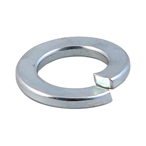 TIMCO SQ Spring Washer DIN 7980 -BZP M10 Silver Pack 200