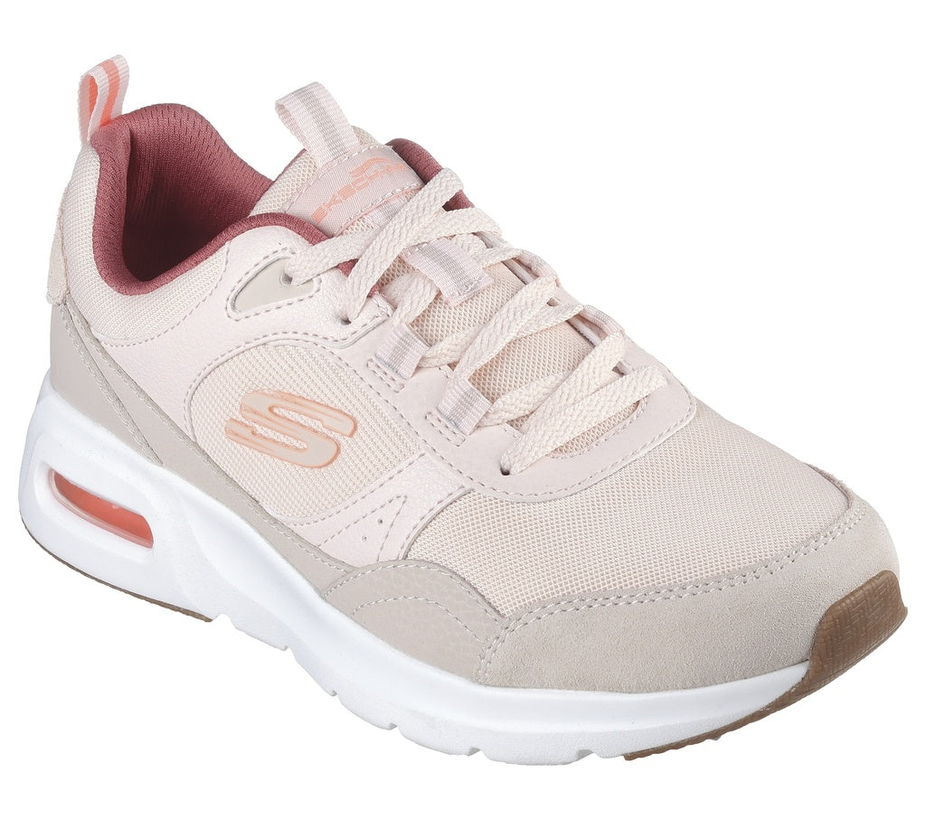 Skechers Skech-Air Court Retro Womens Shoe | Light Pink/White | sz 4