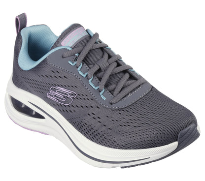 Skechers Skech-Air Womens Shoe | Charcoal/Mint | sz 3