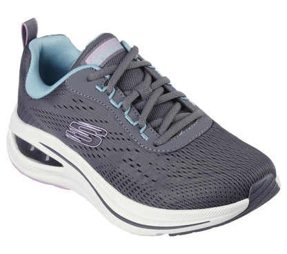 Skechers Skech-Air Womens Shoe | Charcoal/Mint | sz 7