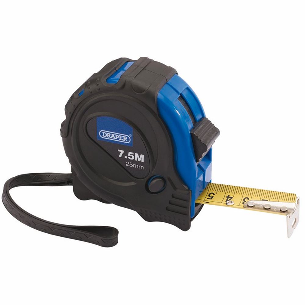 Draper TAPE MEASURE 7.5M/25FTX 25MM 83494 Soft Grip Measuring Tapes