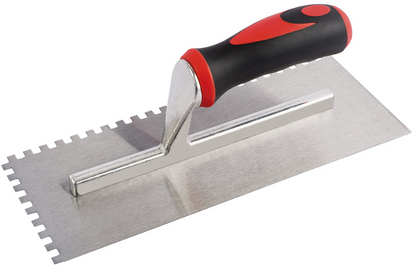 Draper S/G NOTCHED ADHES.TROWEL 280MM 15094 Draper Redline Soft Grip Adhesive Trowel