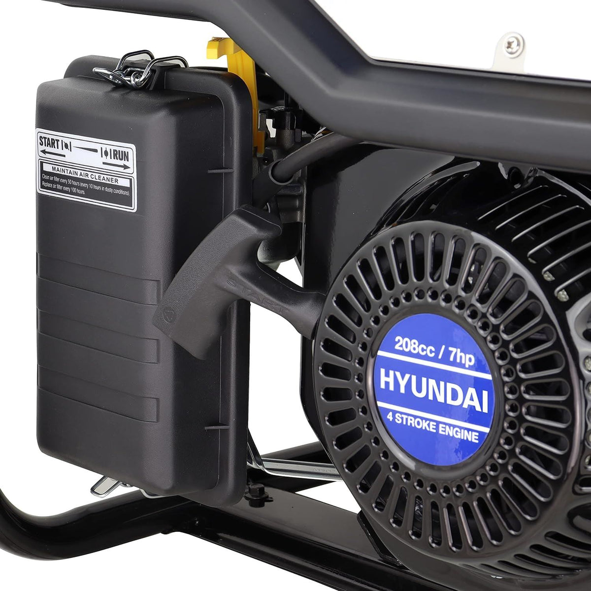 Hyundai HY3800L-2 Petrol Generator 3.2kW 4kVA Recoil Start Portable Site Power Backup Power Portable Backup Site Power