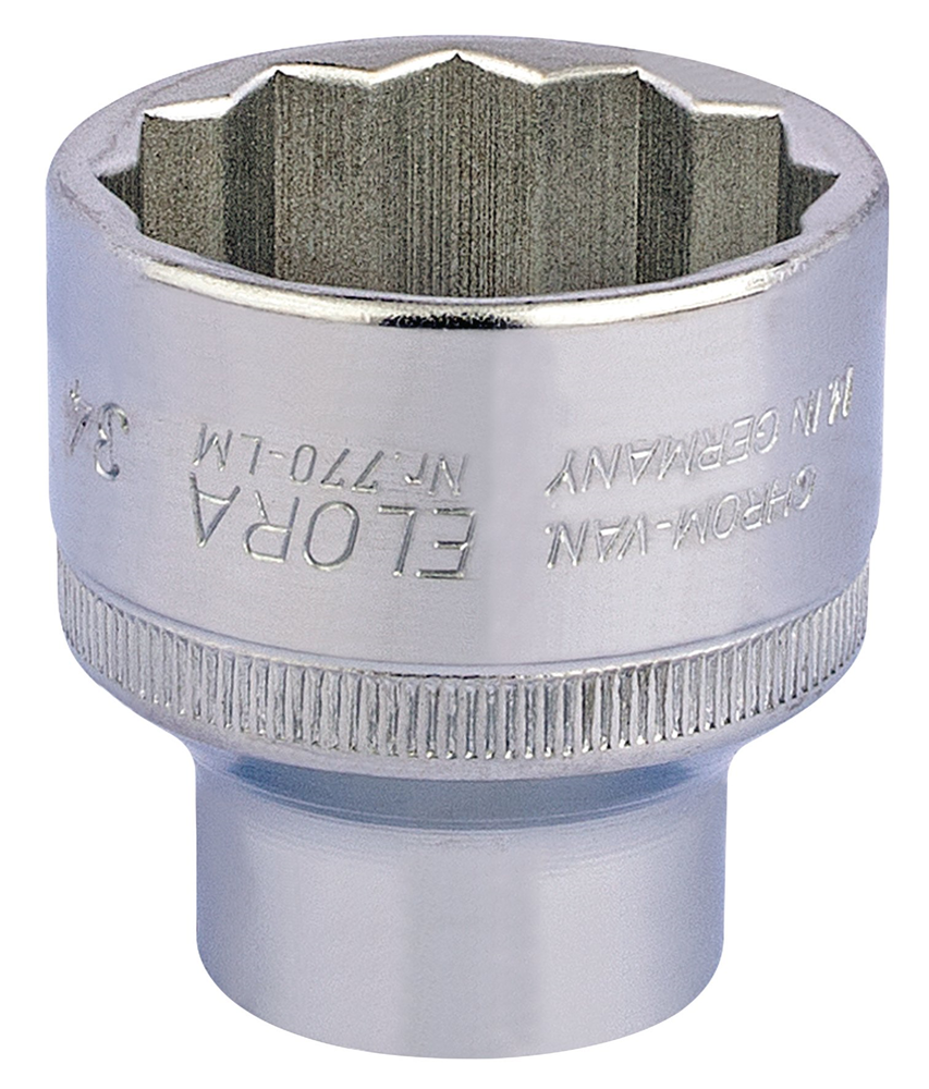 Draper 34MM BI-HEX SOCKET 1/2DR 15289 1/2" Sq. Dr. Metric Bi-Hexagon Sockets