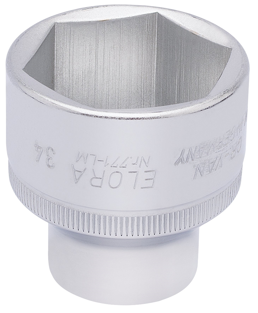 Draper 34MM HEXAGON SOCKET 1/2DRIVE 15323 1/2" Sq. Dr. Metric Hexagon Sockets