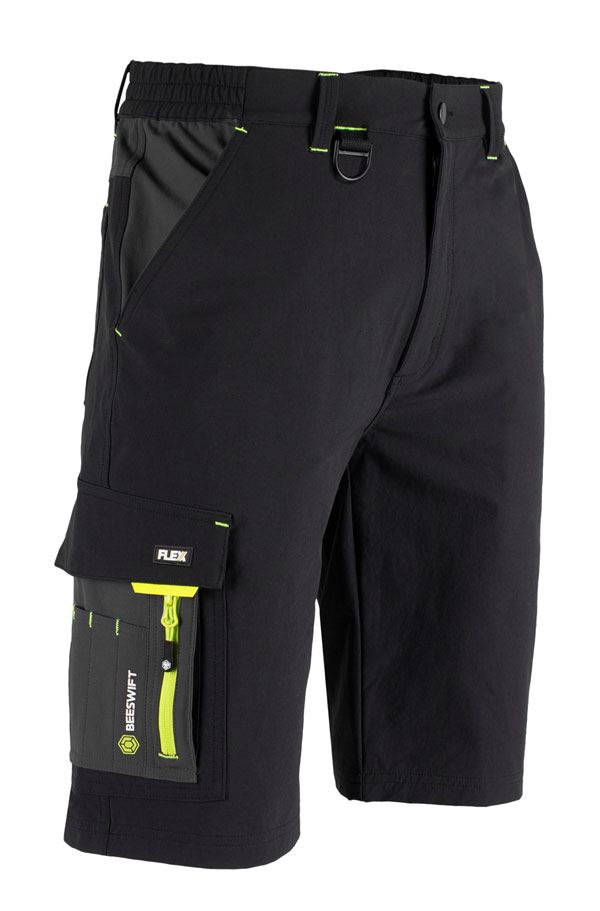 Beeswift Mens Flex Workwear Shorts Stretch Holster Cargo Utility Shorts