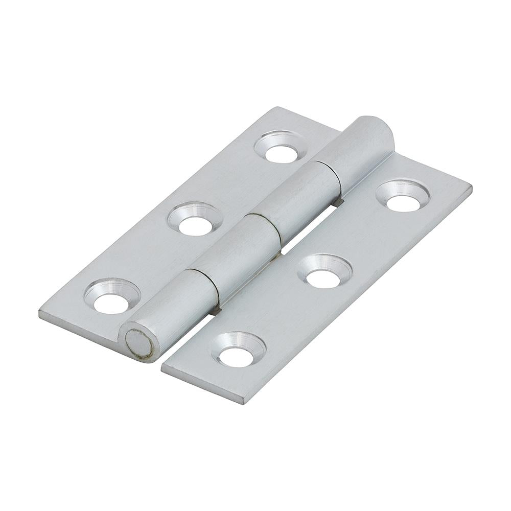 TIMCO Solid Drawn Hinge S/Chrome 64 x 35 Pack 2