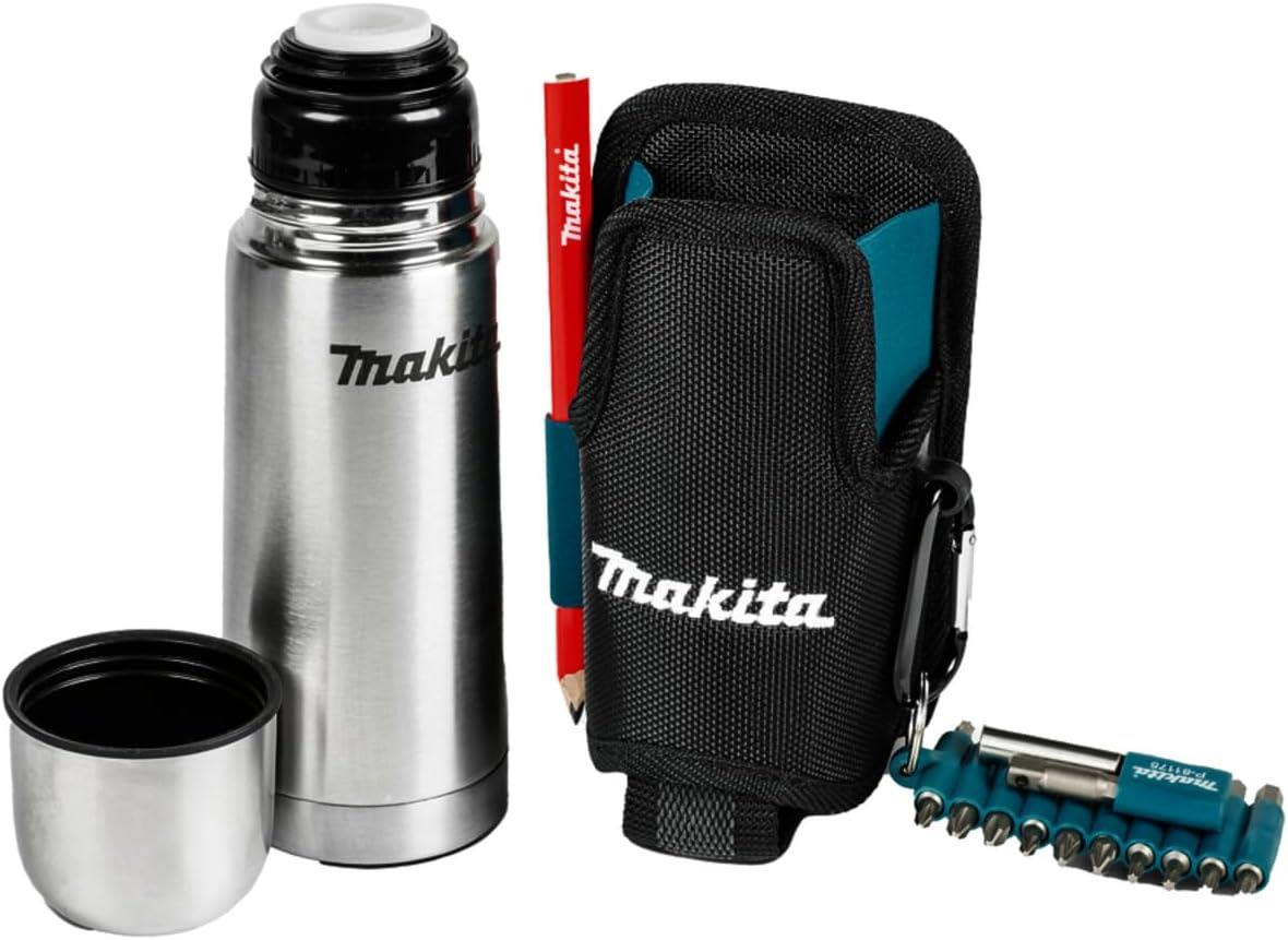 Makita E-15562 Thermal Flask & Holder Stainless Steel Insulated Worksite
