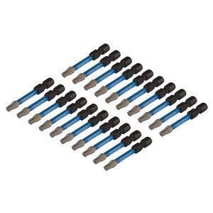 Draper T25X50MM IMPACT S/D BIT 20PK 05699 TX-STARÂ® Impact Screwdriver Bits, 1/4" Hex