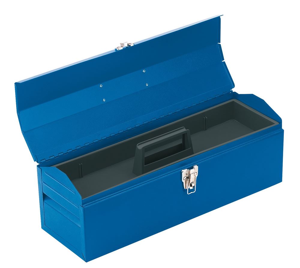 DRAPER 86675 - Barn Type Tool Box with Tote Tray, 485mm