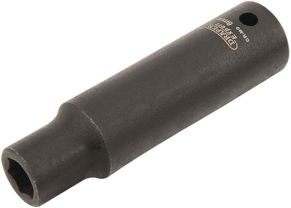 Draper 6MM IMP.DEEP SCKET 1/4DR 05184 1/4" Sq. Dr. Draper Expert HI-TORQÂ® Metric Deep Impact Sockets