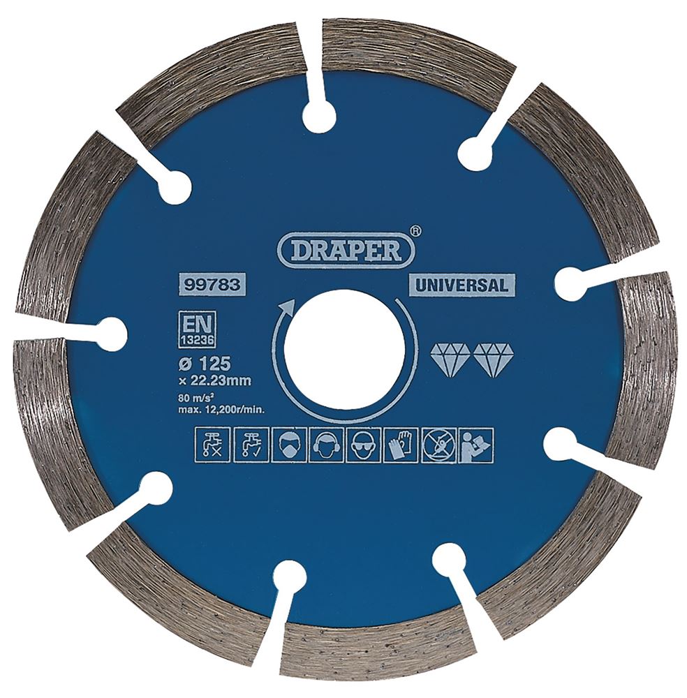 DRAPER 99783 - Segmented Diamond Blade, 125mm