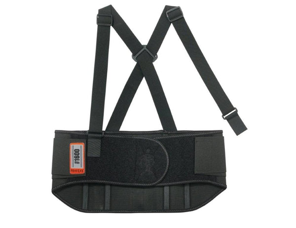 STANDARD ELASTIC BACK SUPPORT BLACK L