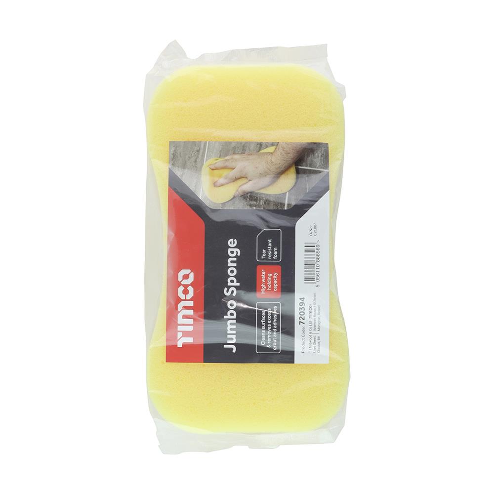 Timco Jumbo Sponge Large Decorating Cleaning Sponge for Paint Plaster Grout