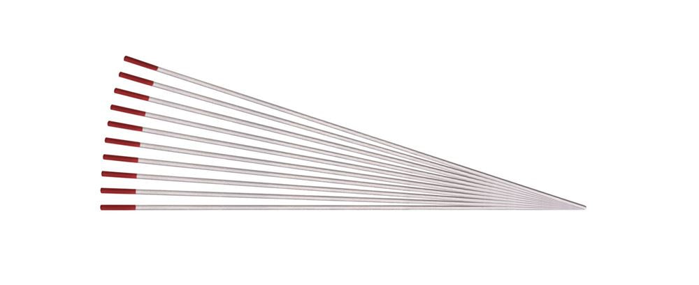 Draper 1.6X150MM THORIATED TNGSTENX10 98448 98448 1.6mm x 150mm Thoriated Tungsten Electrodes (Pack of 10)