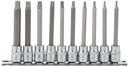 Draper TX-STAR SEC 10PC 3/8 SOCK BIT 16333 Draper TX-STARÂ® Security Socket Bit Set, 3/8" Sq. Dr. (10 Piece)