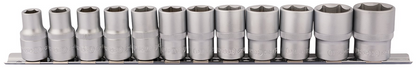 Draper 12PC 1/2 SOCKET SET RAIL 16402 1/2" Square Drive Socket Set on Metal Rail (12 Piece)
