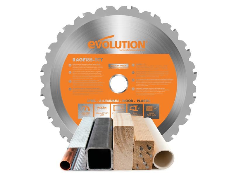 EVL Multi-Material Saw Blade 185 x 20mm x 20T