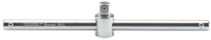 Draper SLIDING TEE BAR 1/2DRIVE-PCKD 16790 Sliding T Bars (Micro Satin Chrome)